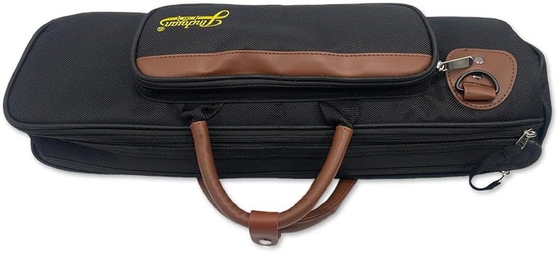 YoungMonic Trumpet Gig Bag Oxford Cloth 1200D Water-resistant Trumpet Case 15mm Foam Cotton Padded with Adjustable Shoulder Strap Easy to Transport - Image 5